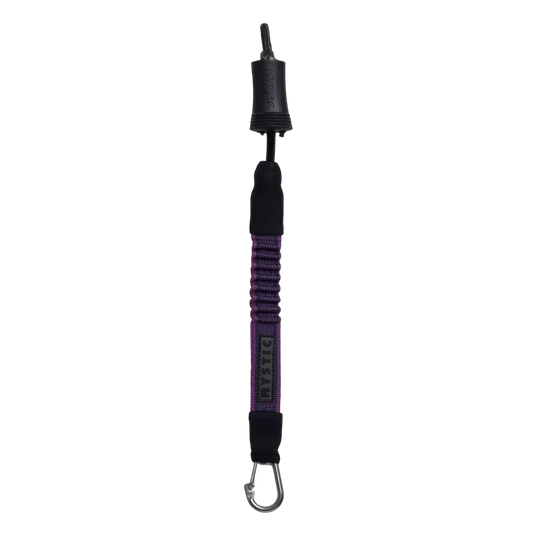 Kite Safety Leash Short - Purple / Grey