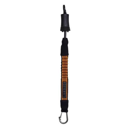 Kite Safety Leash Short - Black / Orange