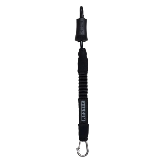 Kite Safety Leash Short - Black / Grey