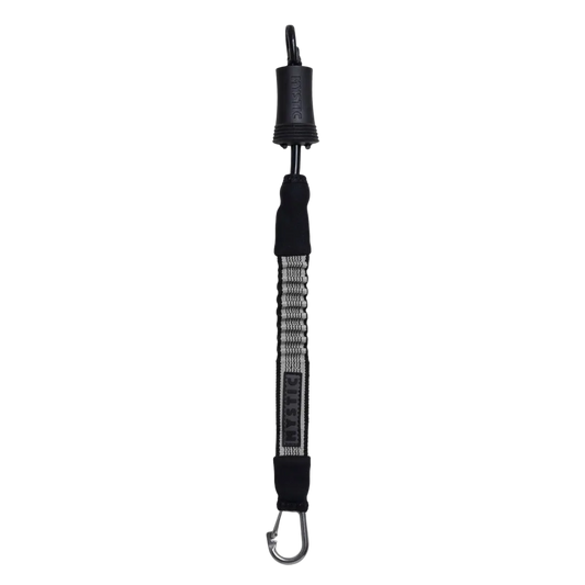 Kite Safety Leash Short - Black / White